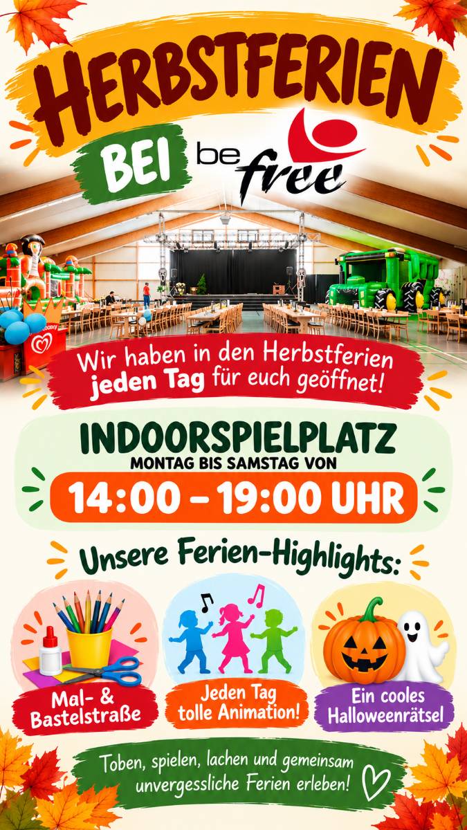 Veranstaltungsbild: Herbstferien bei be free