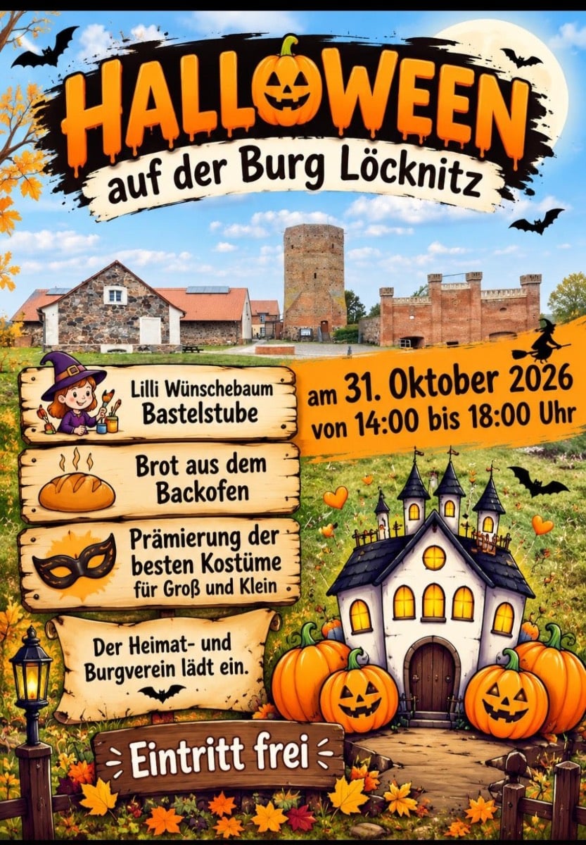 Veranstaltungsbild: HALLOWEEN auf der Burg Löcknitz