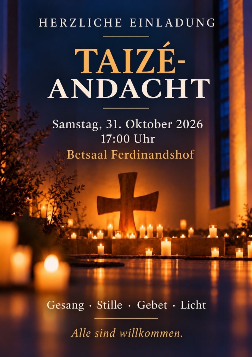 Veranstaltungsbild: TAIZÉ-ANDACHT