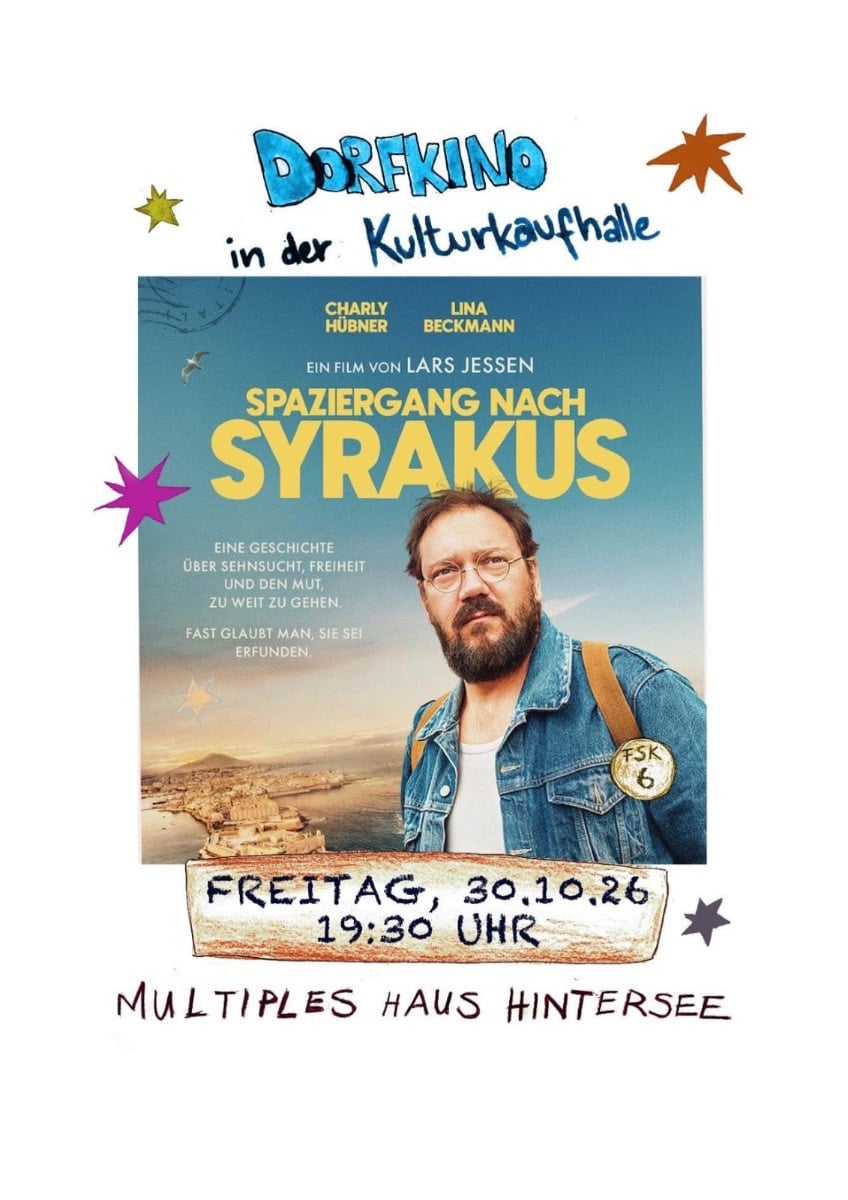 Veranstaltungsbild: Dorfkino: Spaziergang nach Syrakus